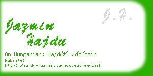 jazmin hajdu business card